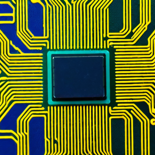 Home 4 **
A close-up, slightly abstracted, colorful representation of the internal structure of a computer chip, emphasizing the intricate network of logic gates. Use vibrant blues, greens, and yellows to highlight the flow of data and processing within the chip.
**