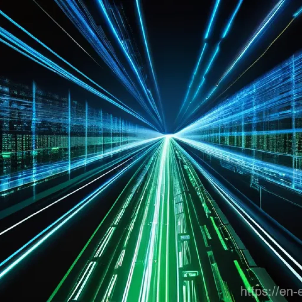 디지털 회로 기초 - **Prompt: "A hyper-realistic, intricate digital landscape composed of shimmering pathways and glowin...