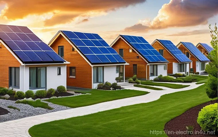 재생 가능 에너지와 전기 시스템 - **Prompt: Harmonious Renewable Energy Landscape**
Generate a vibrant and optimistic image showca...