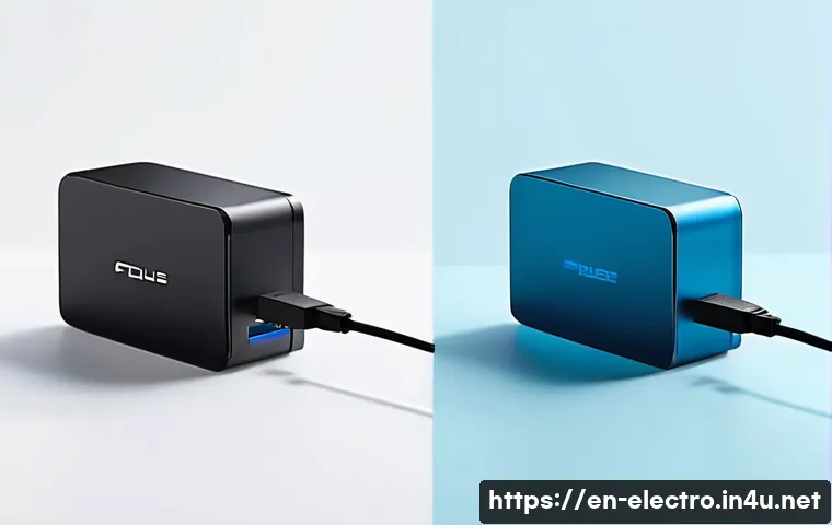 전력 전환 장치 - **Prompt:** A visually striking split image showcasing the evolution of power conversion technology....