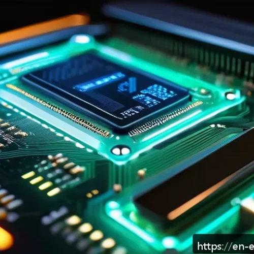 Home 32 디지털 회로의 전력 분석 - A high-tech digital circuit board with glowing transistors switching dynamically, illustrating the d...